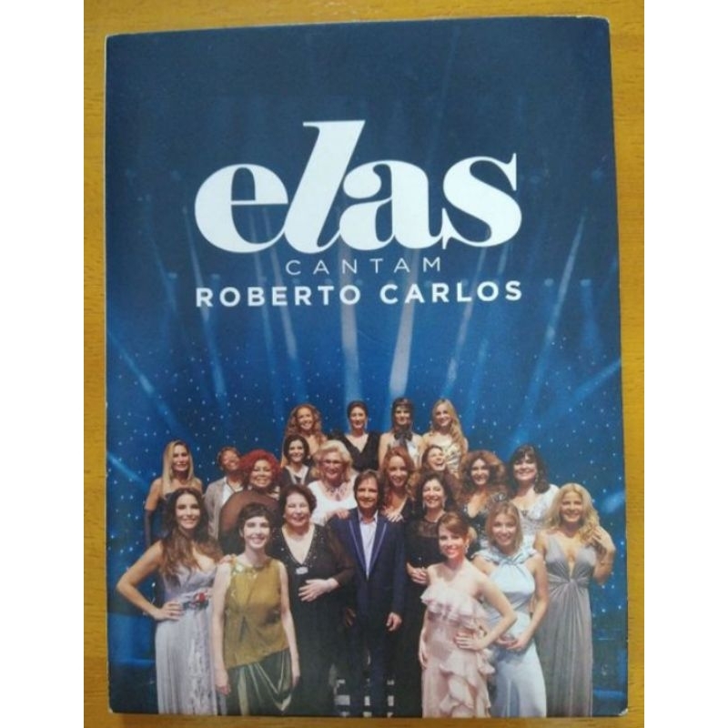 DVD original Elas Cantam Roberto Carlos, com Daniela Mercury, Sandy, Ivete e muito mais