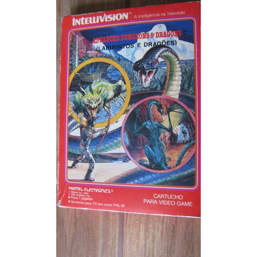 Jogo Advanced Dungeons & Dragons Original Intellivision Completo