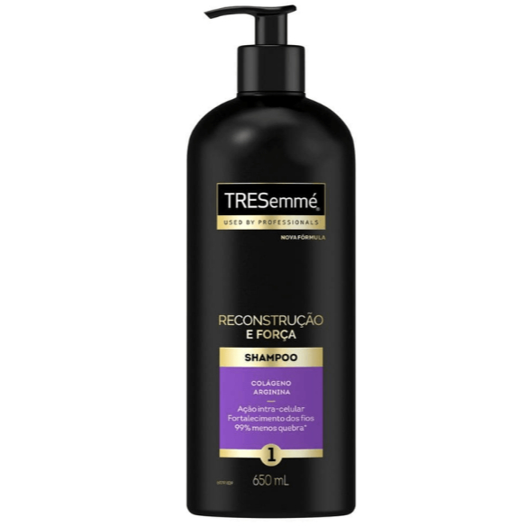 Shampoo Tresemmé Reconstrução E Força Colágeno E Arginina Frasco 650ml