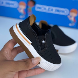 Sapato Bebê Tênis Infantil Menino Slip On Calce Fácil Ultra Conforto Original em Oferta na Shopee
