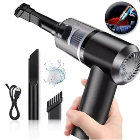 Aspirador De Pó Portátil Multifuncional Para Casa e Carro Carregamento USB