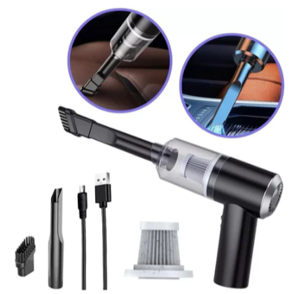 Mini Aspirador De pó Portátil Automotivo e Casa Potente Recarregável