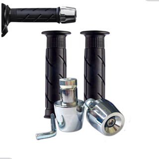 Kit Par Pesinhos Pesos Pcx Cromado Bucha Guidão Oco + Manoplas Titan Cargo Cg Fan Start 125 150 160 em Oferta na Shopee