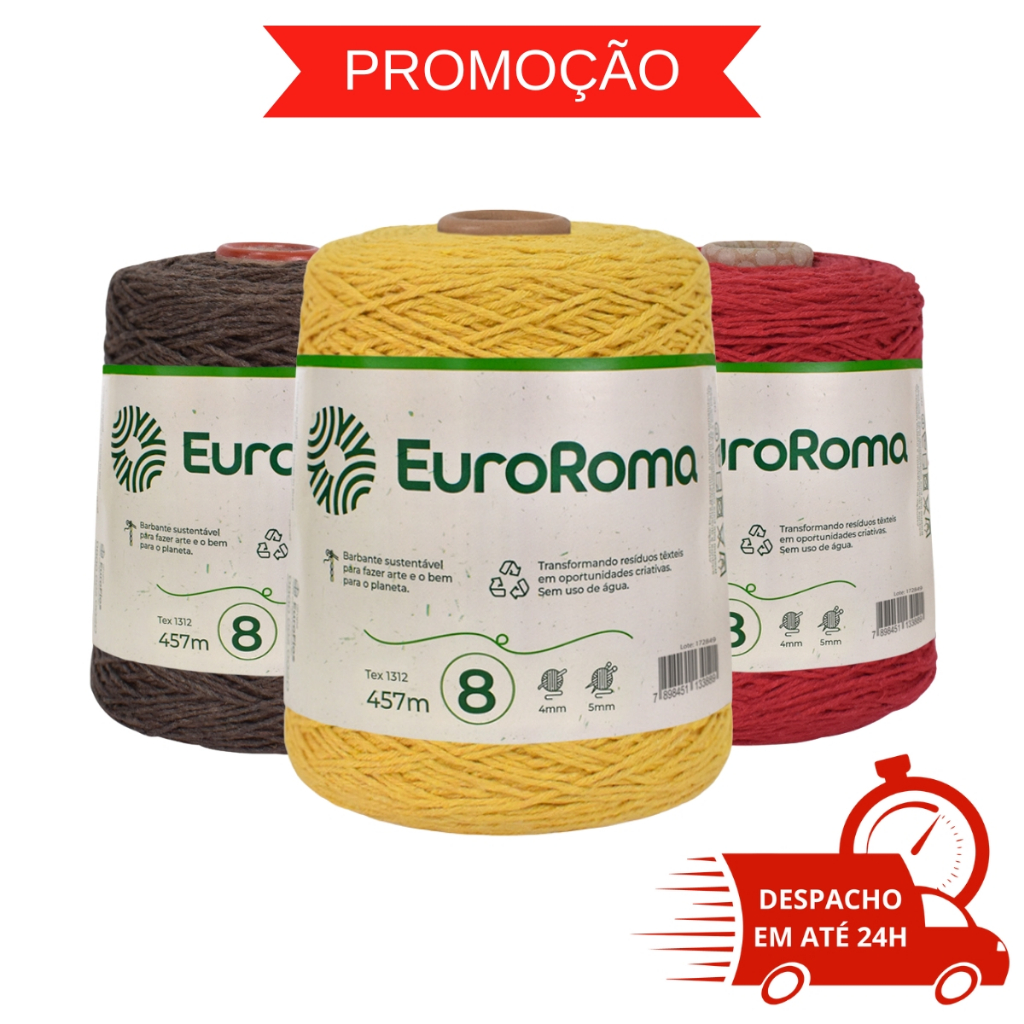 Barbante EuroRoma 600g Número 8 600g
