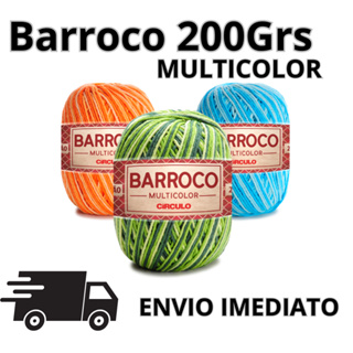 Barbante Barroco Multicolor 200g Fio 6 Circulo - Envio em 24 horas Úteis em Oferta na Shopee