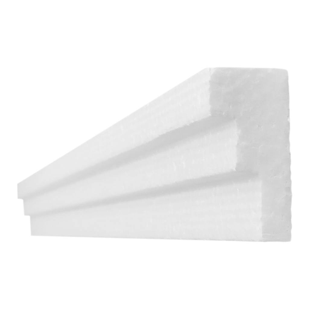 Moldura roda teto em isopor 7cm - sanca decoração - kit com 10 metros - Hobbyart Molduras - KUAD 7 3D em Oferta na Shopee