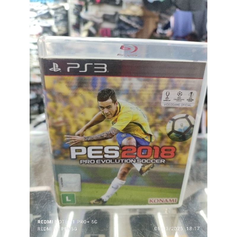 Jogo para PS3 Usado PES 2018 Último PES para PS3 mídia física original