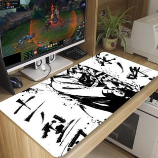 Mouse Pad Gamer Antiderrapante Grande 70x35 80x35 90x40 90x50 cm Jogos Anime Borda Costurada em Oferta na Shopee