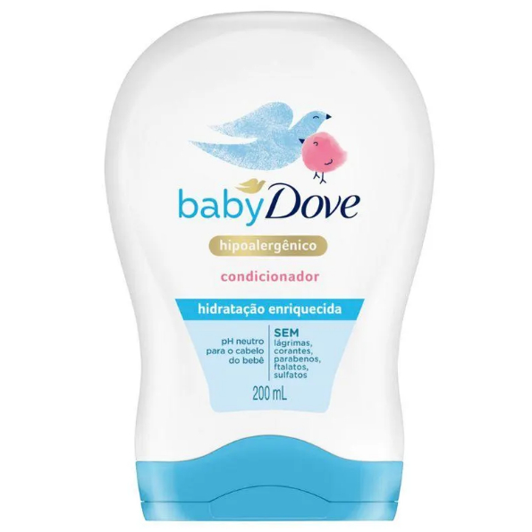 Dove Baby Dove Hidratação Enriquecida - Condicionador Infantil 200ml