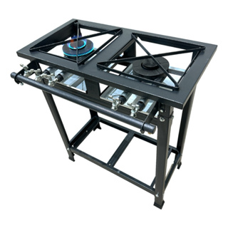 Fogão 2 Bocas Duplas Queimadores Duplos Industrial 30x30 Itajobi em Oferta na Shopee