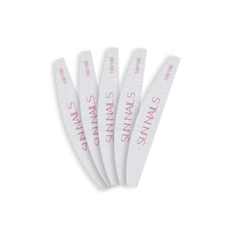 Kit 5 Lixas Boomerang 100/180 Sun Nails em Oferta na Shopee