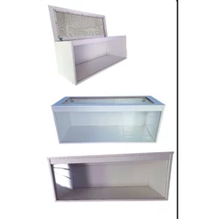 Terrário 60x30x30 Branco, para roedores, répteis e etc.