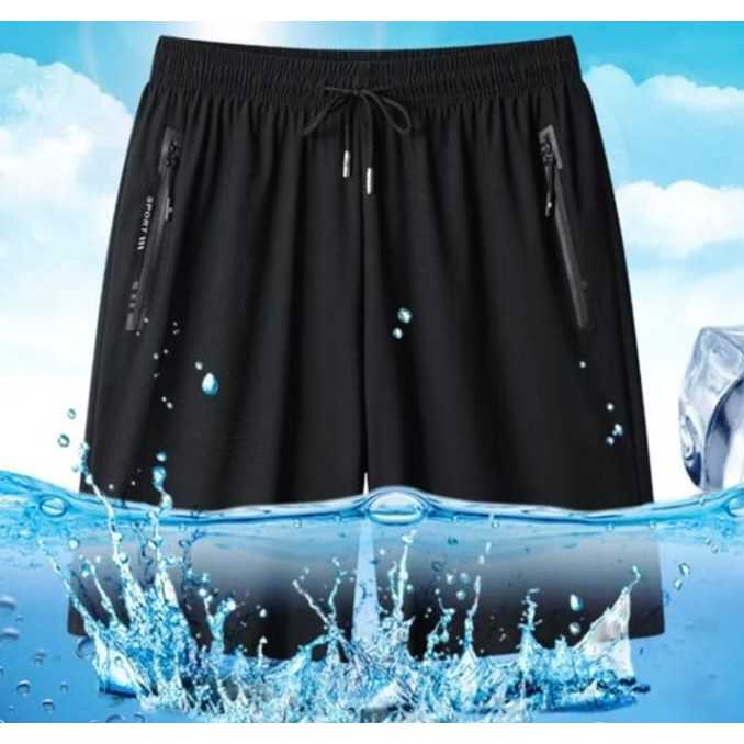 Bermuda Short Masculino  Praia 2 Bolsos Zíper Secagem Rápida