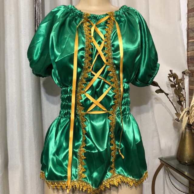 Blusa Ciganinha de cetim - Umbanda e Candomblé