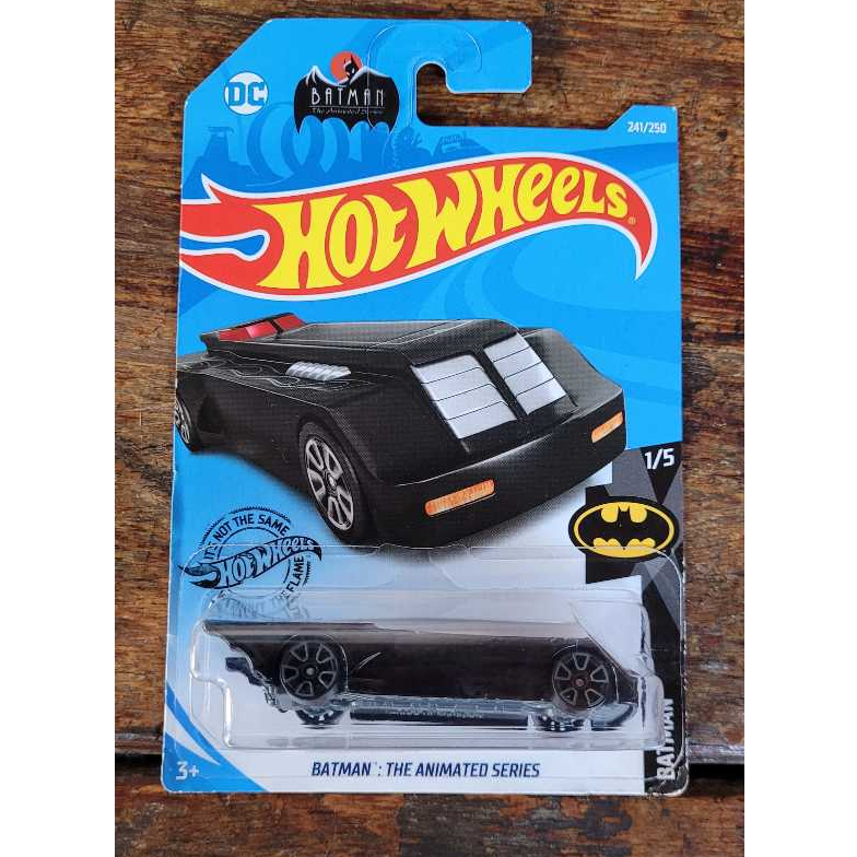 Hot Wheels - Batman: The Animated Series Preto - Batman "T-Hunt" 2019 (Lacrado) - Mainline 1:64