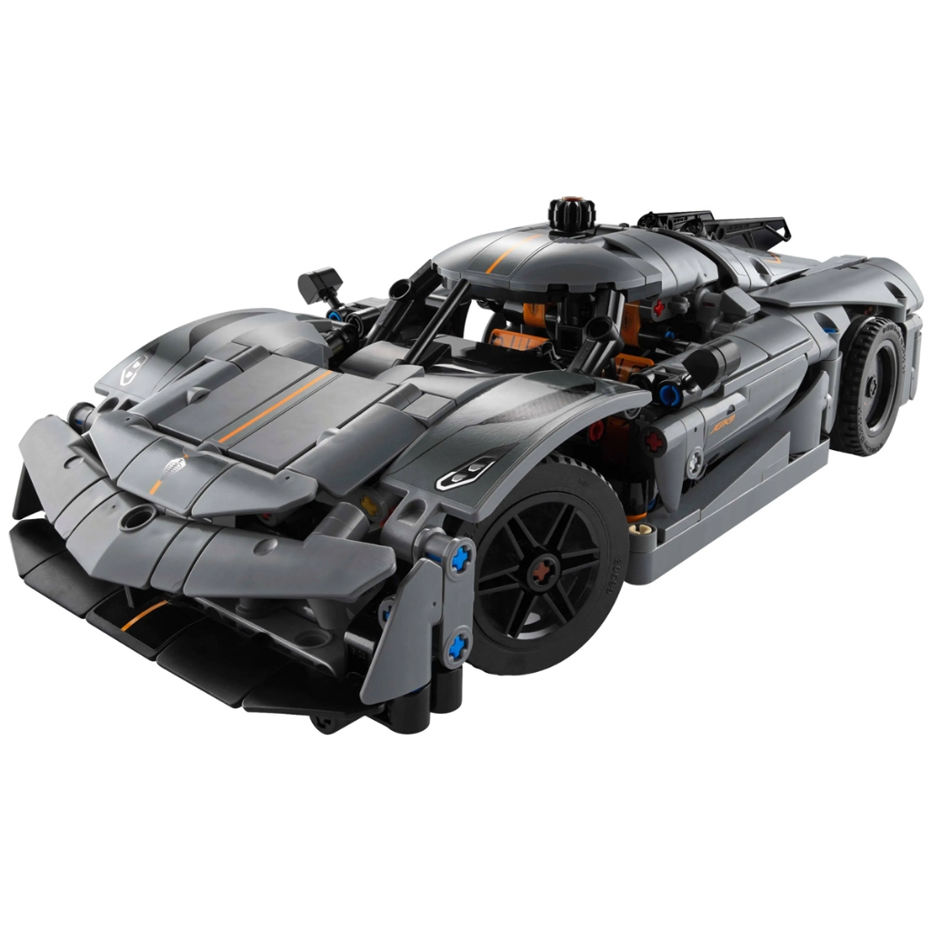 Lego 42173 Technic Hipercarro Koenigsegg Jesko Absolut Grey 801 Peças