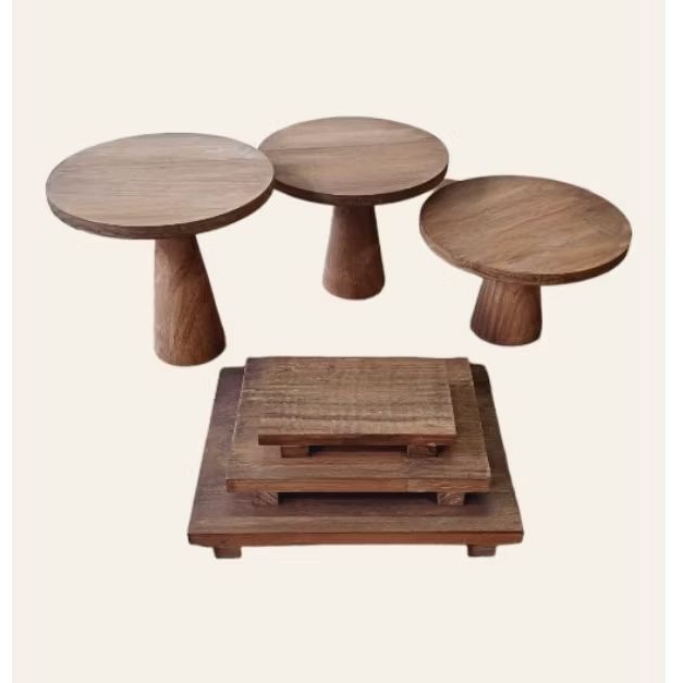 Kit Decorativo bandejas rústicas 6PÇ em Oferta na Shopee