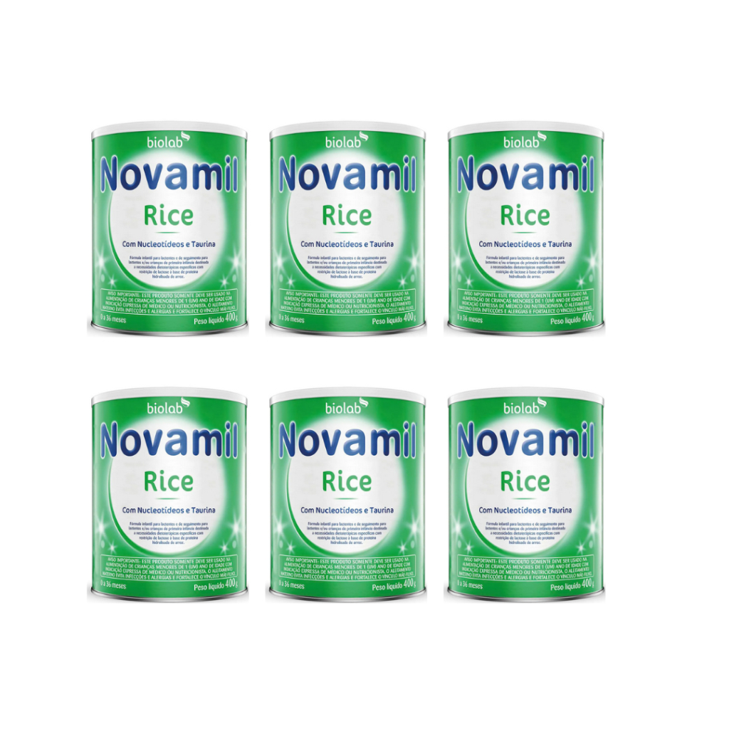 Biolab Novamil Rice En polvo Lata 6 Unidad  400 g