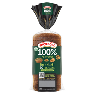Pão Integral Freekeh Nozes Wickbold 100% Nutrição  400g em Oferta na Shopee