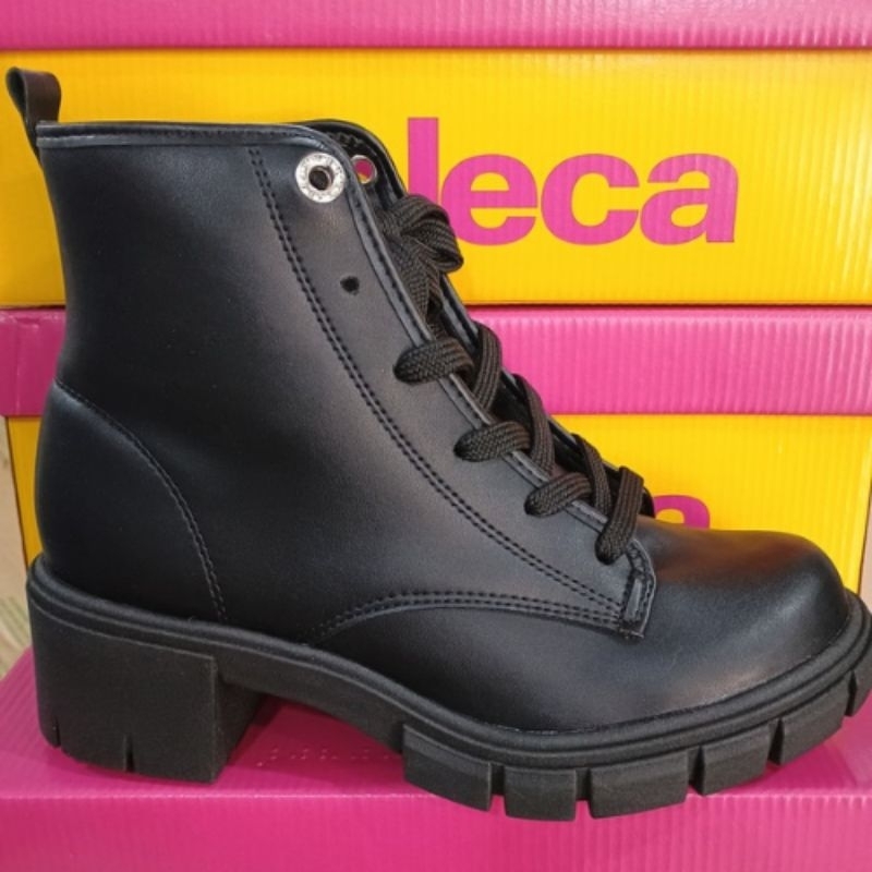 BOTA COTURNO FEMININO COM SALTO TRATORADO MOLECA