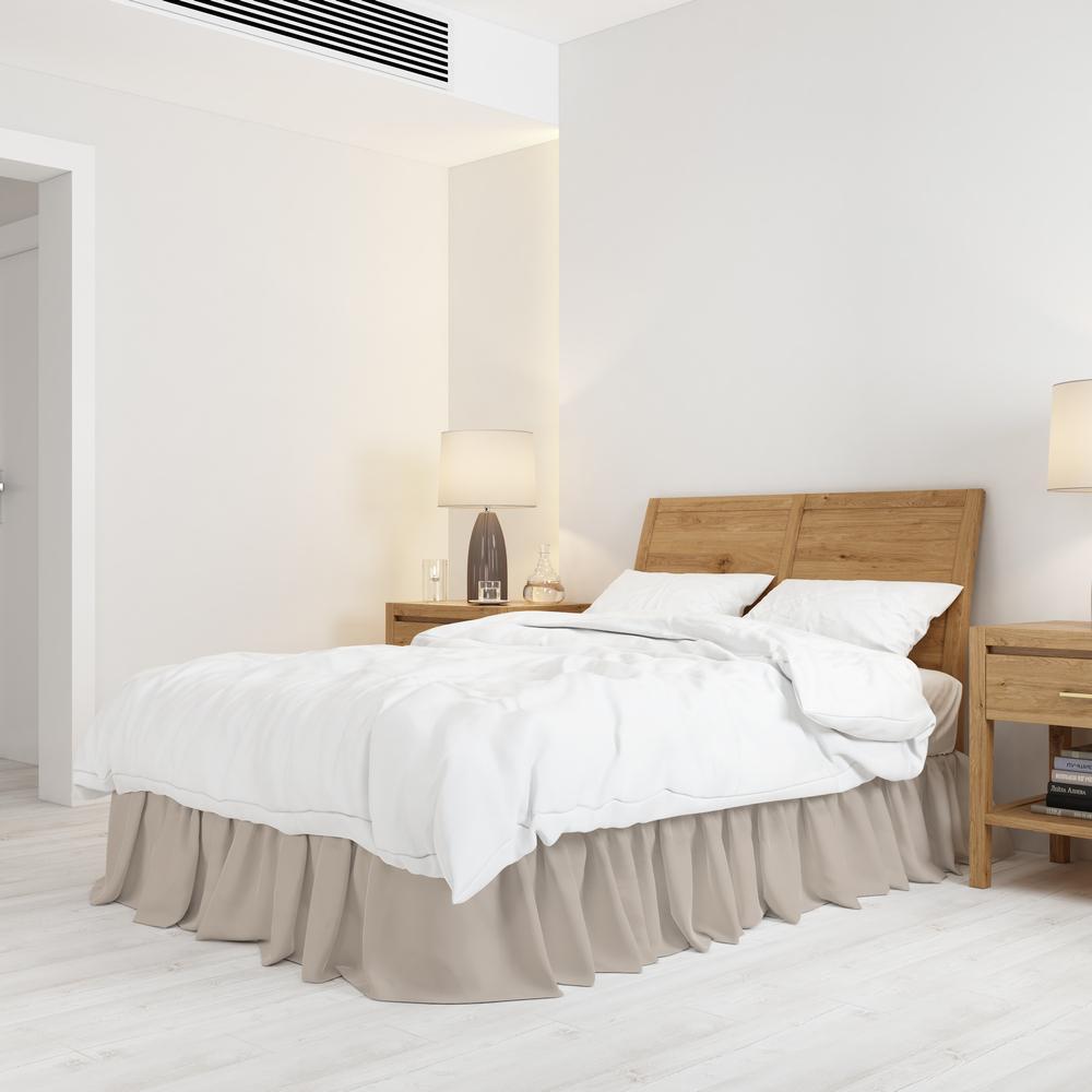 Saia Para Cama Colchão Box King Size  2,03X1,93X0,30m Com Elásticos em Toda a Volta Varias Cores