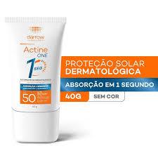 Protetor Solar Facial Darrow Actine One Sem Cor FPS50 40g em Oferta na Shopee