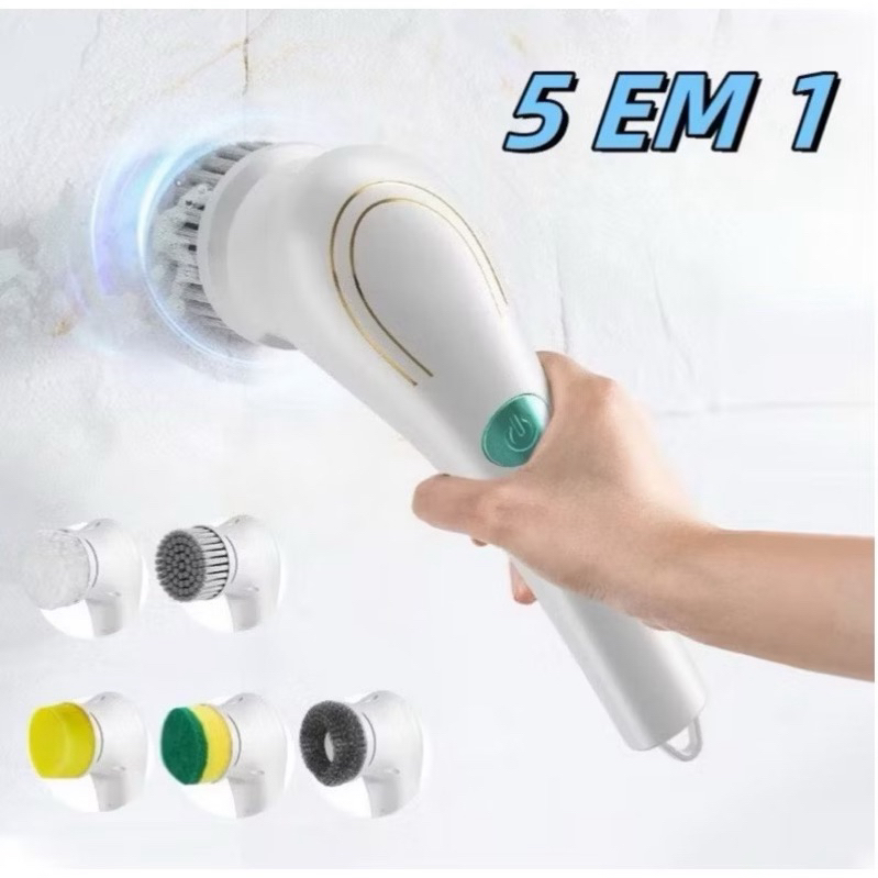 5 Em 1 Escova De Limpeza Elétrica Manual De Cozinha Ferramenta De Afundamento 3 Limpador De Cabeça22009