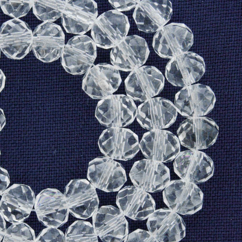 Contas de Cristal 8mm Transparente para Pulseira Guias Umbanda Candomblé em Oferta na Shopee