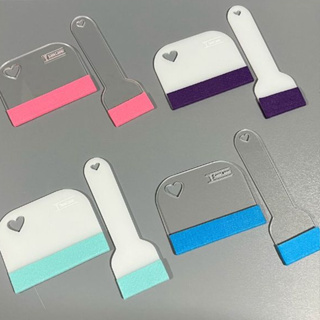 Kit espátulas com feltro para artesanato – 2 unidades (cabo + tradicional) em Oferta na Shopee