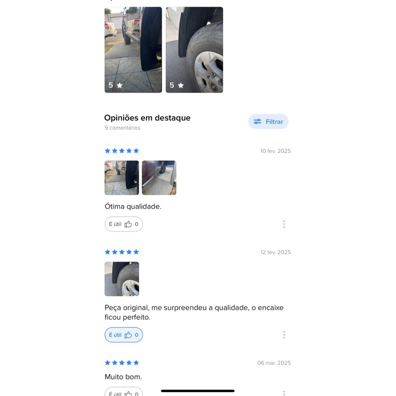 Kit Lameiro Parabarro S10 2025 High Country Ltz Original