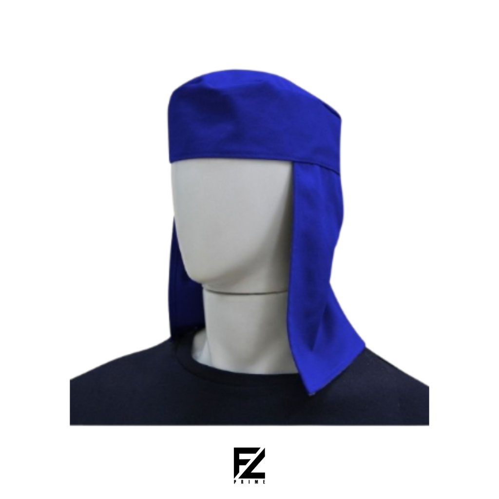 Touca Árabe em Brim capuz soldador AZUL E PRETO. em Oferta na Shopee