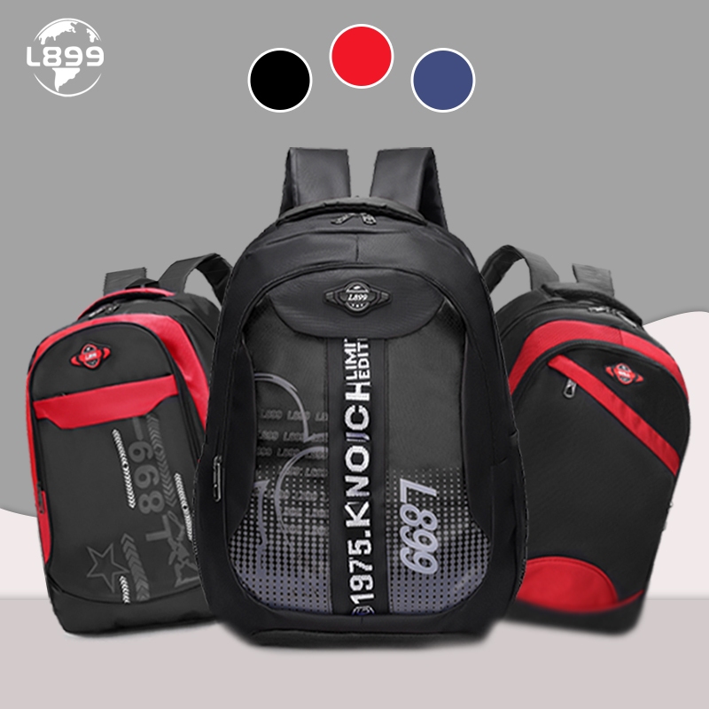Mochila Masculina Escola e Faculdade Resistente Reforçada Impermeável Bolso de Notebook