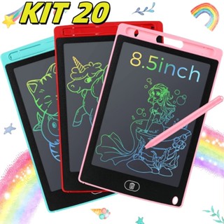 KIT 5/10/15/20 Lousa Mágica Tela Lcd Tablet Infantil De Escrever E Desenhar 8.5 Polegadas em Oferta na Shopee