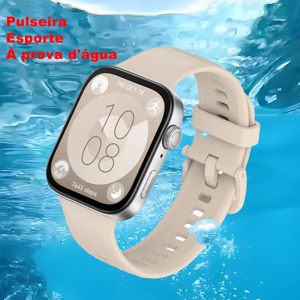 Pulseira para HUAWEI WATCH Fit 3/4/4 pro de Silicone Ajustável Esportivo