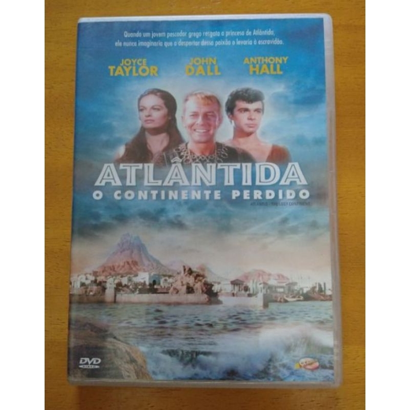 dvd original do filme clássico atlântida o continente perdido de 1961