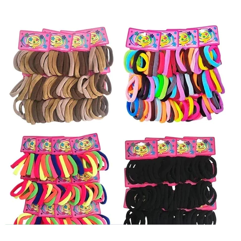 Kit de 72 unidades de Xuxinha de cabelo elastico de para cabelo feminino rabicó em Oferta na Shopee