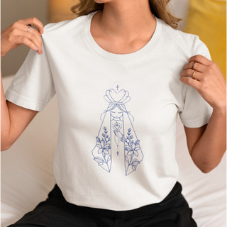 Blusa Nossa Sra. Aparecida | Camiseta Católica | T-shirt Aparecida | T-shirt Nossa Sra.