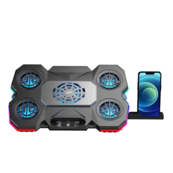 Suporte Notebook Celular Gamer OR-SP255 RGB Cooler USB 2.0 5 Posições