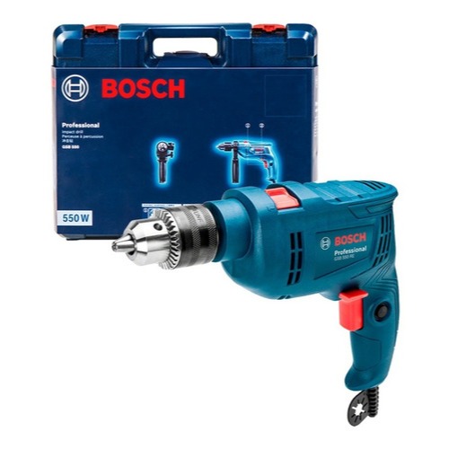 Furadeira Impacto Parafusadeira Bosch GSB 550 RE 550w 110v + Maleta em Oferta na Shopee