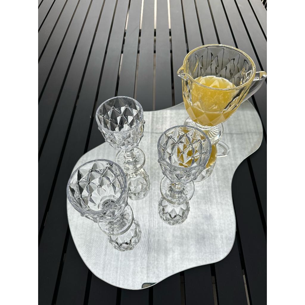 Bandeja Decorativa Espelhada Orgânica Luxo Maquiagem Perfumes Decoração Sala Cozinha