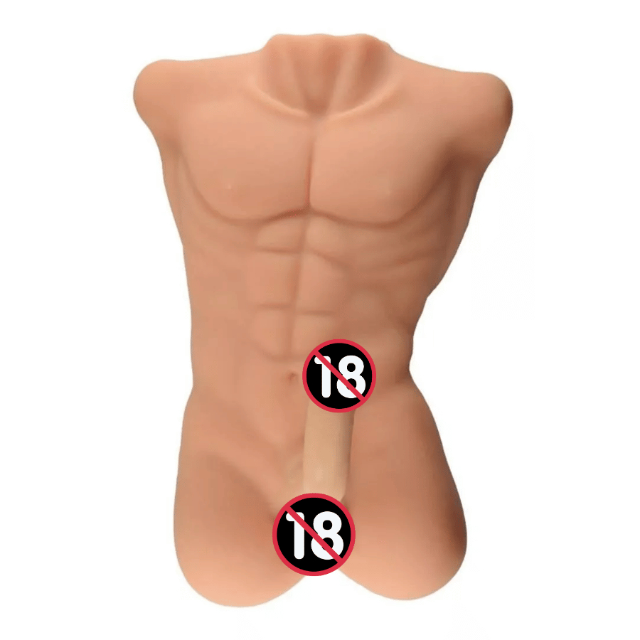 Boneco Masturbador Feminino Corpo Homem Pênis Pinto Ânus Top Sex Shop