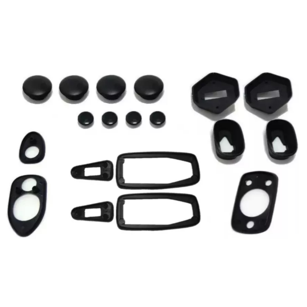Guarnição Maçaneta Porta Capô Tampa Motor Fusca 78/96 Itamar em Oferta na Shopee