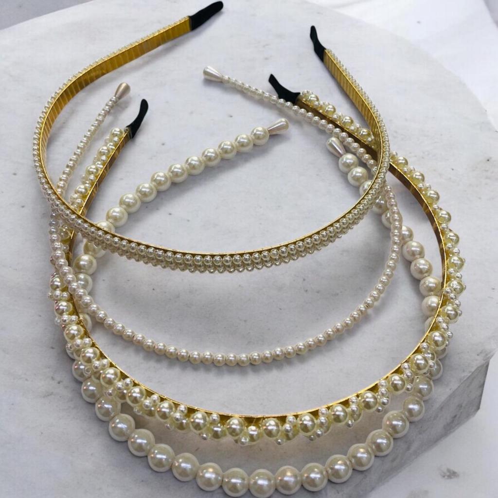 Kit Tiaras Moda Blogueira Com 04 Tiaras Variadas Luxo Beleza-- YL