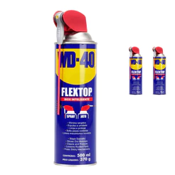 Wd40 Spray Flextop Produto Multiusos Desengripante Lubrificante 500ml Untiário ou Kit 2