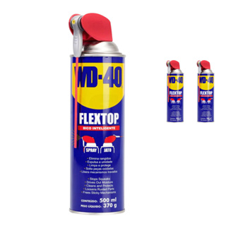 Wd40 Spray Flextop Produto Multiusos Desengripante Lubrificante 500ml Untiário ou Kit 2 em Oferta na Shopee
