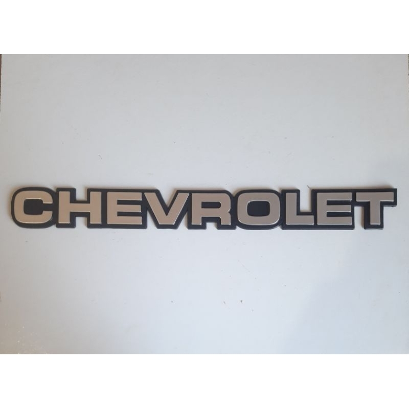 Emblema CHEVROLET da A10/A20/D20 Cromo Acetinado