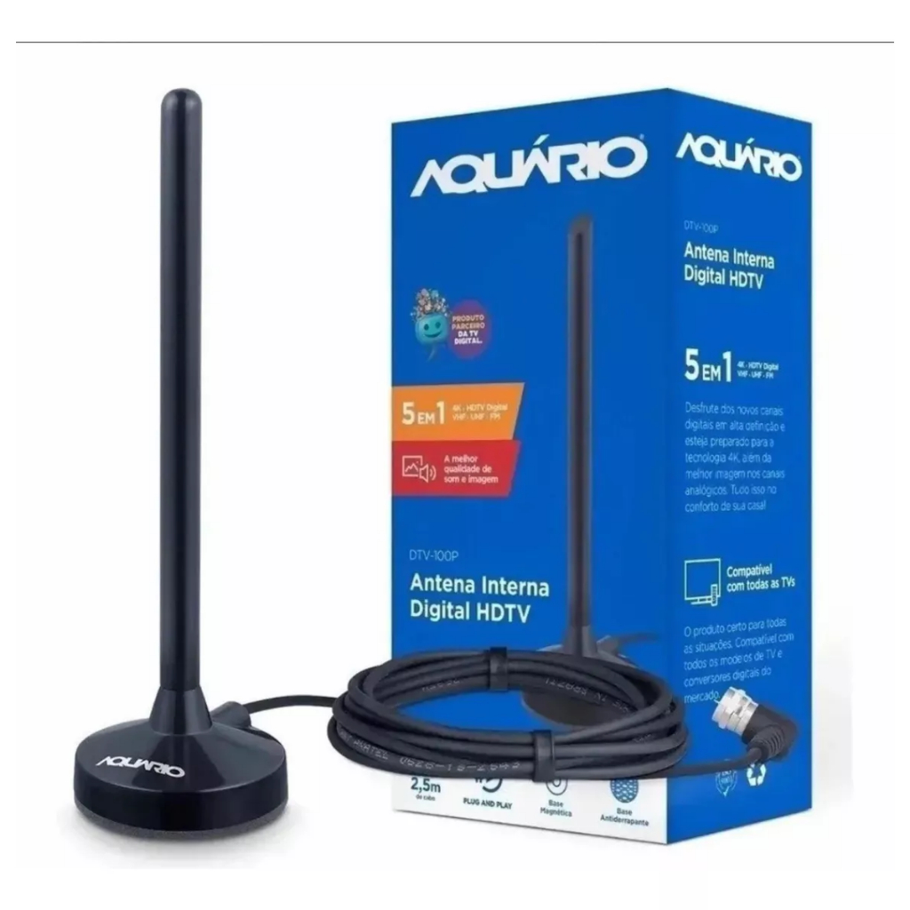 Liberte a Qualidade 4K com a Antena Digital Aquário 5 em 1