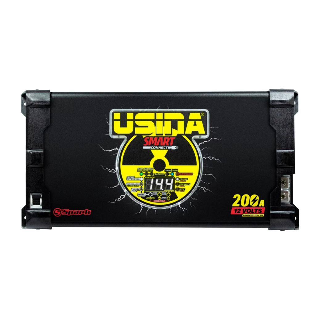 Fonte Carregador Usina Smart Connect 200a Bivolt Automático em Oferta na Shopee