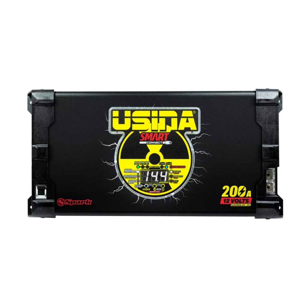 Fonte E Carregador Smart Connect 200a Monovolt 2500 Watts em Oferta na Shopee