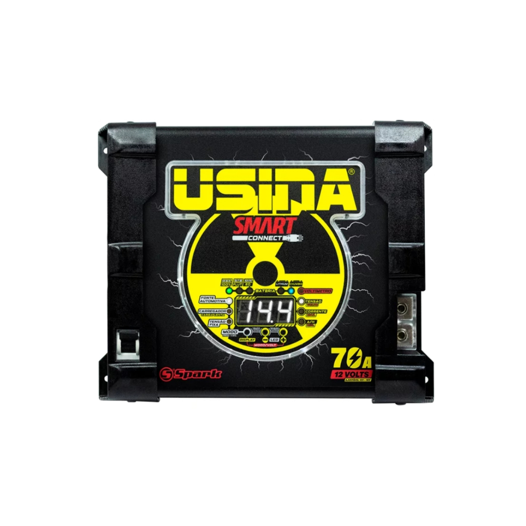 Fonte E Carregador Usina Smart Connect 70a Bivolt Automático em Oferta na Shopee